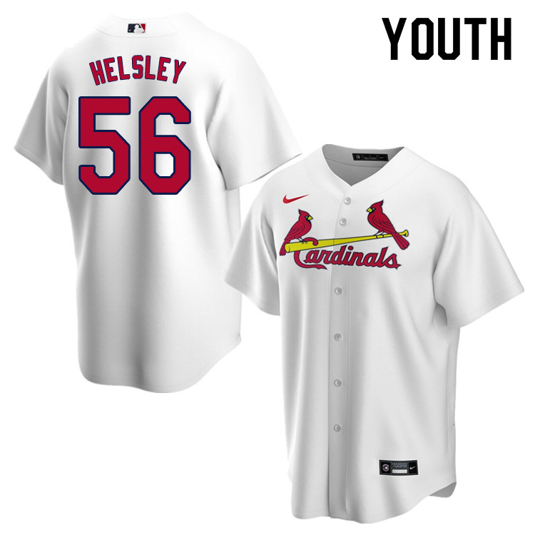 Nike Youth #56 Ryan Helsley St.Louis Cardinals Baseball Jerseys Sale-White